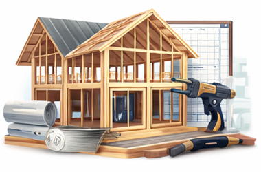 service-1 Подробно о технологии возведения каркасных домов: фундамент, стены, утепление, кровля и этапы работ.